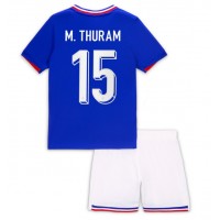 Camisa de time de futebol França Marcus Thuram #15 Replicas 1º Equipamento Infantil Europeu 2024 Manga Curta (+ Calças curtas)